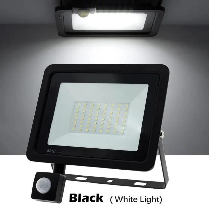 Outdoor Lighting Amazon - PIR محس حركة LED الأضواء الكاشفة