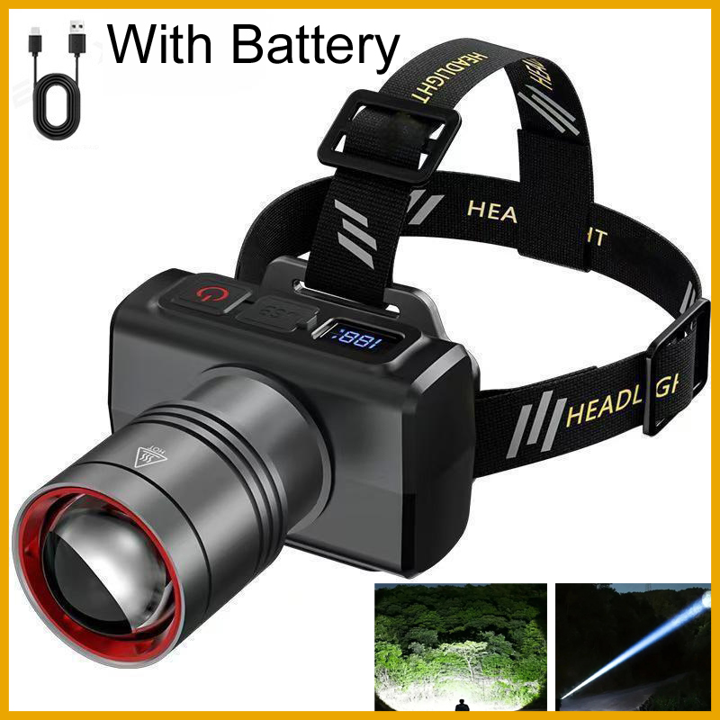 Outdoor Lighting With Motion Sensor - مصباح أمامي رقمي LED قابل لإعادة
