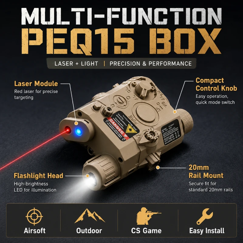 Outdoor Lighting Collections - مصباح يدوي ثنائي اللون PEQ15 قابل