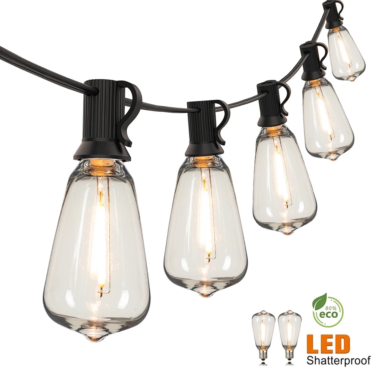 Outdoor Lighting Socket - سلسلة أضواء ST38 بقابس أمريكي 110