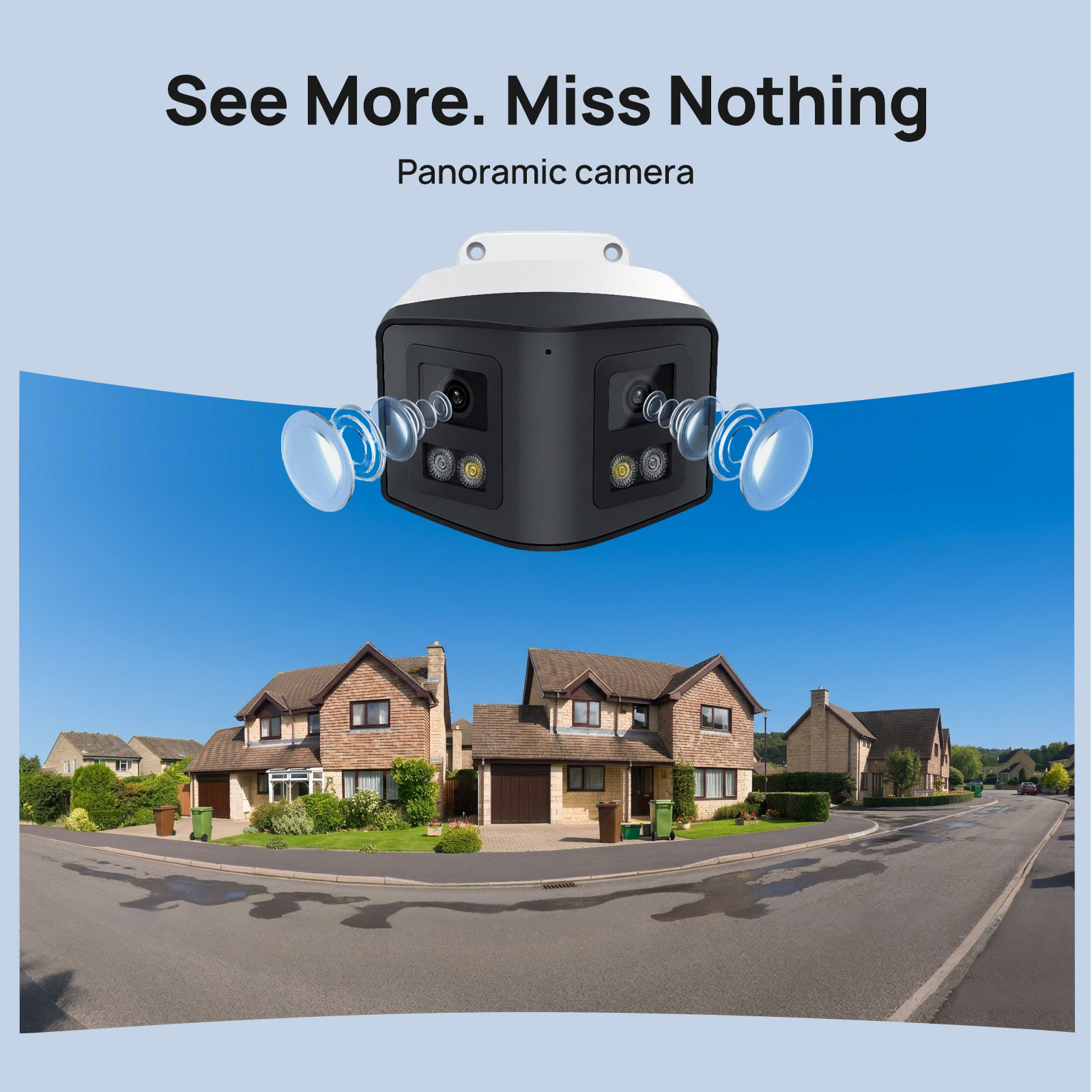 فيكيلين 170 °   كاميرا IP أمني - مراجعة Outdoor Lighting Mains Powered وسعره