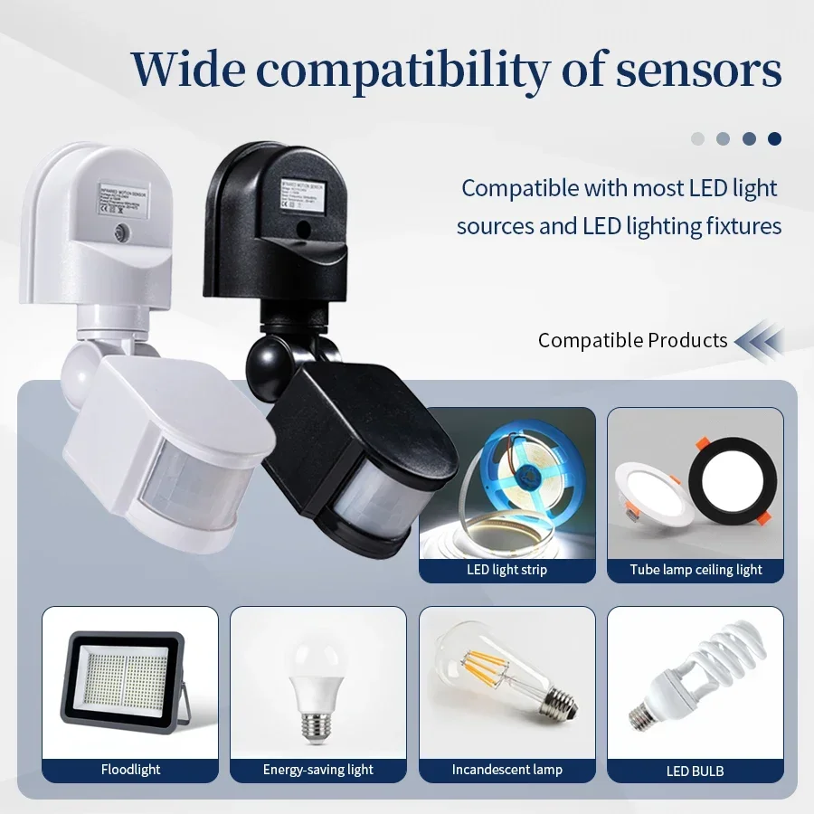 110-240 فولت PIR محس حركة 12 ف - مراجعة Outdoor Lighting With Motion Sensor وسعره