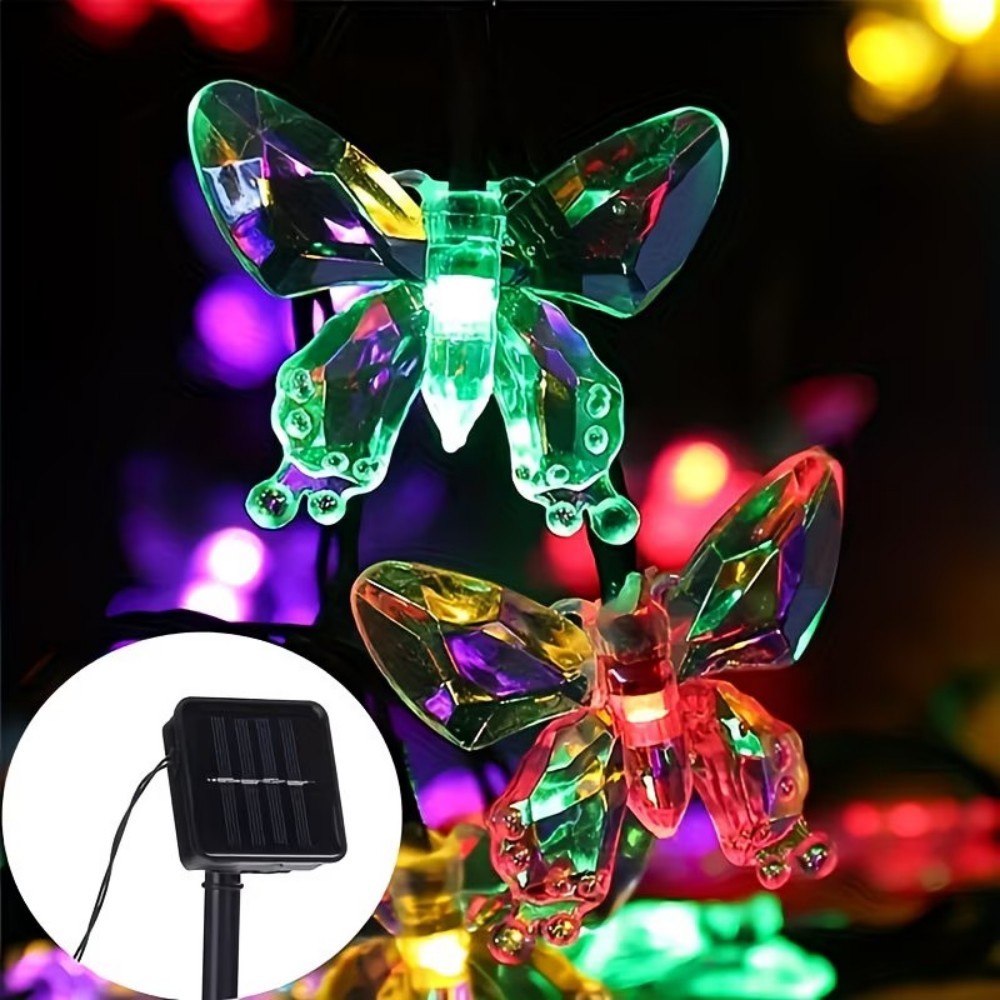 أضواء خيطية خارجية على شكل فرا - مراجعة Solar Fairy String وسعره