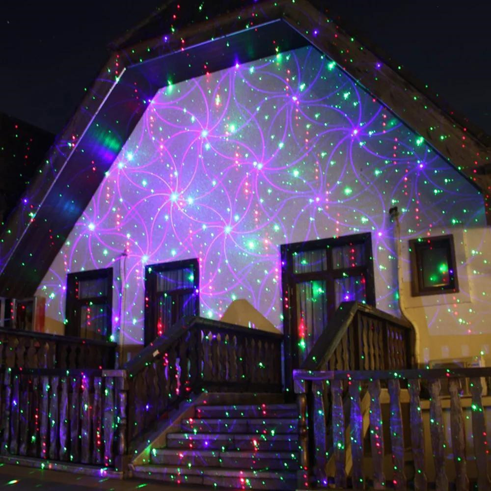 عيد الميلاد ضوء الليزر في الهو - مراجعة Outdoor Lighting For Front Of House وسعره