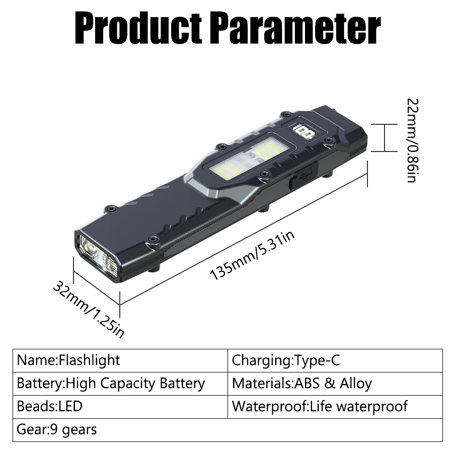 مصباح تكتيكي فائق النحافة 22 م - مراجعة Outdoor Lighting Mains Powered وسعره