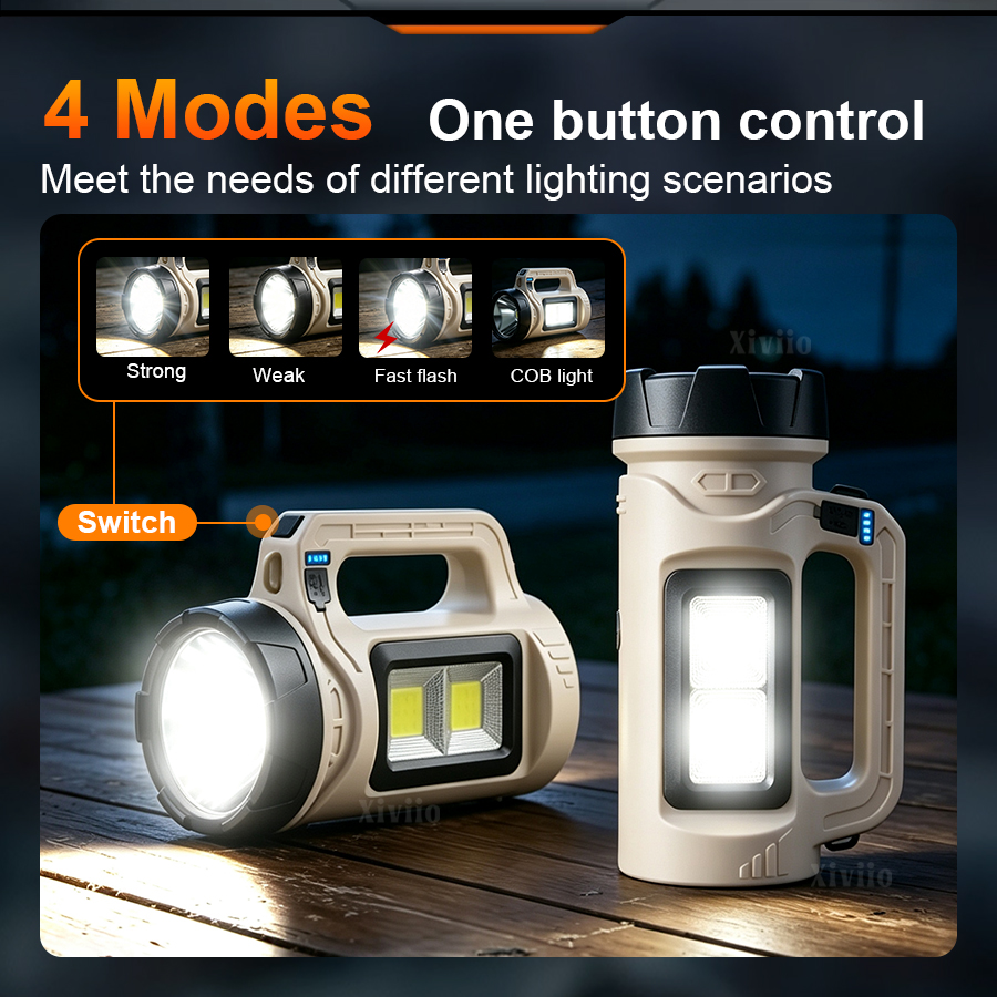 مصباح LED محمول متعدد المشاهد  - مراجعة Outdoor Lighting Mains Powered وسعره