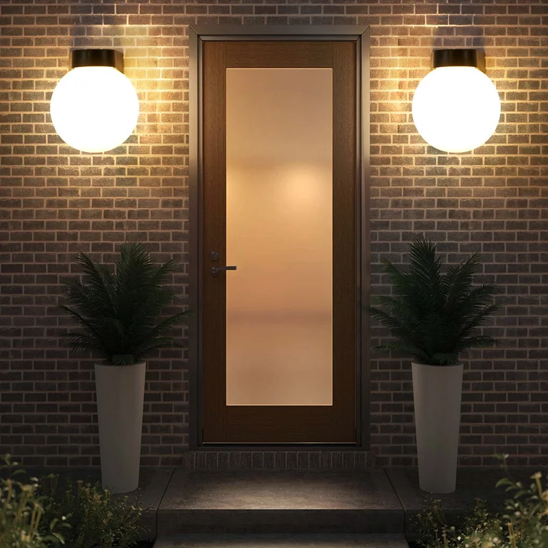 مصباح جداري كروي خارجي IP65 مق - مراجعة Outdoor Lighting Amazon وسعره