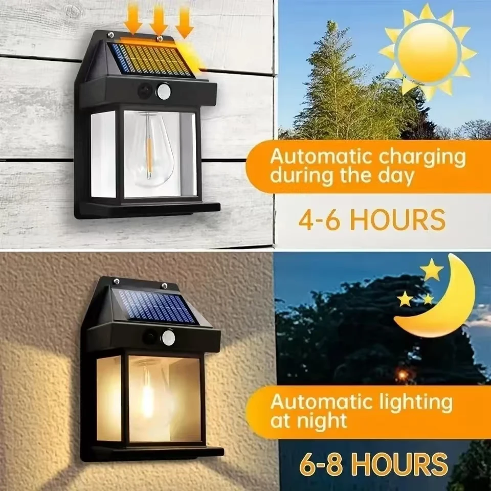 مصباح جداري خارجي يعمل بالطاقة - مراجعة Outdoor Lighting With Motion Sensor وسعره