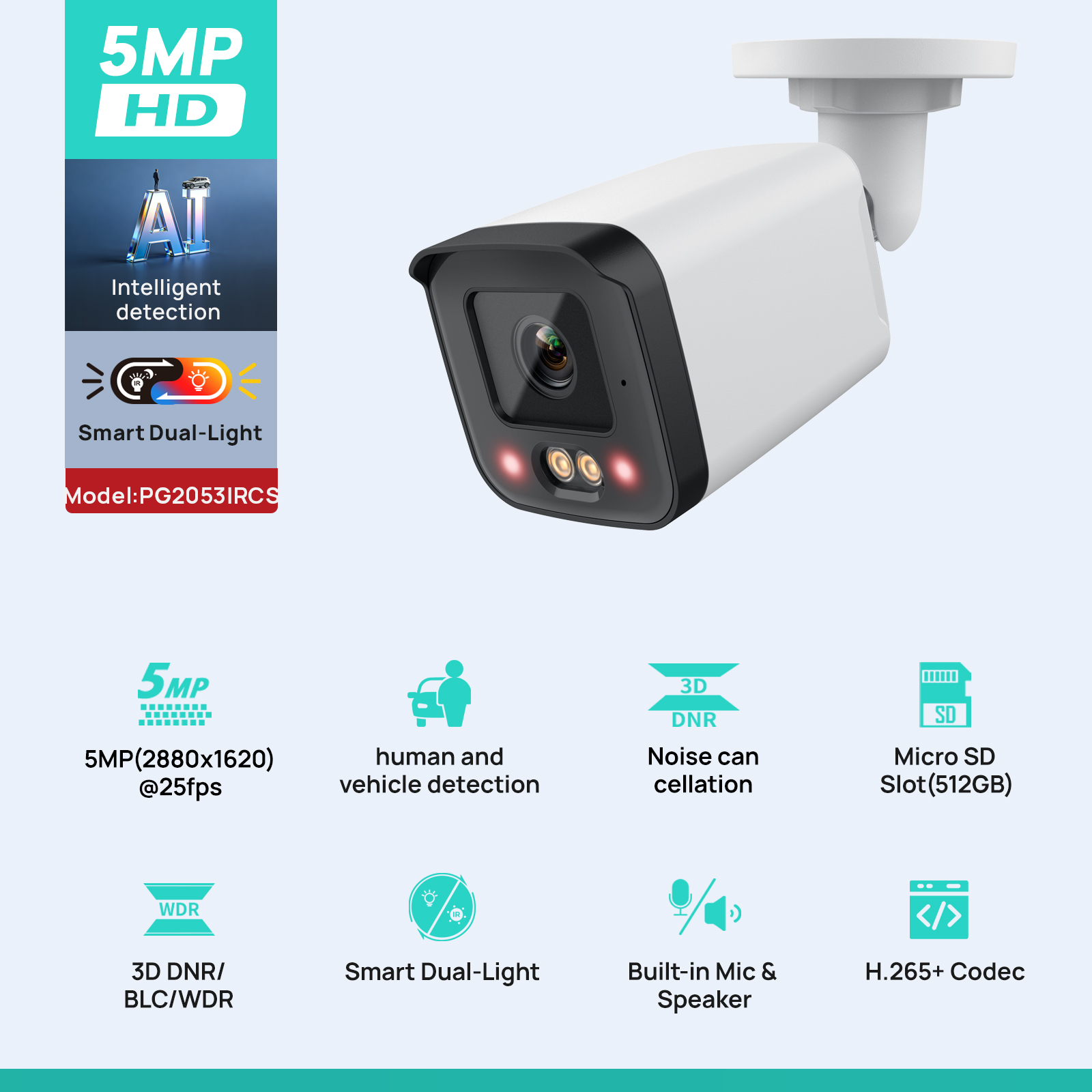 كاميرا أمان IP من VIKYLIN بدقة - مراجعة Outdoor Lighting Mains Powered وسعره