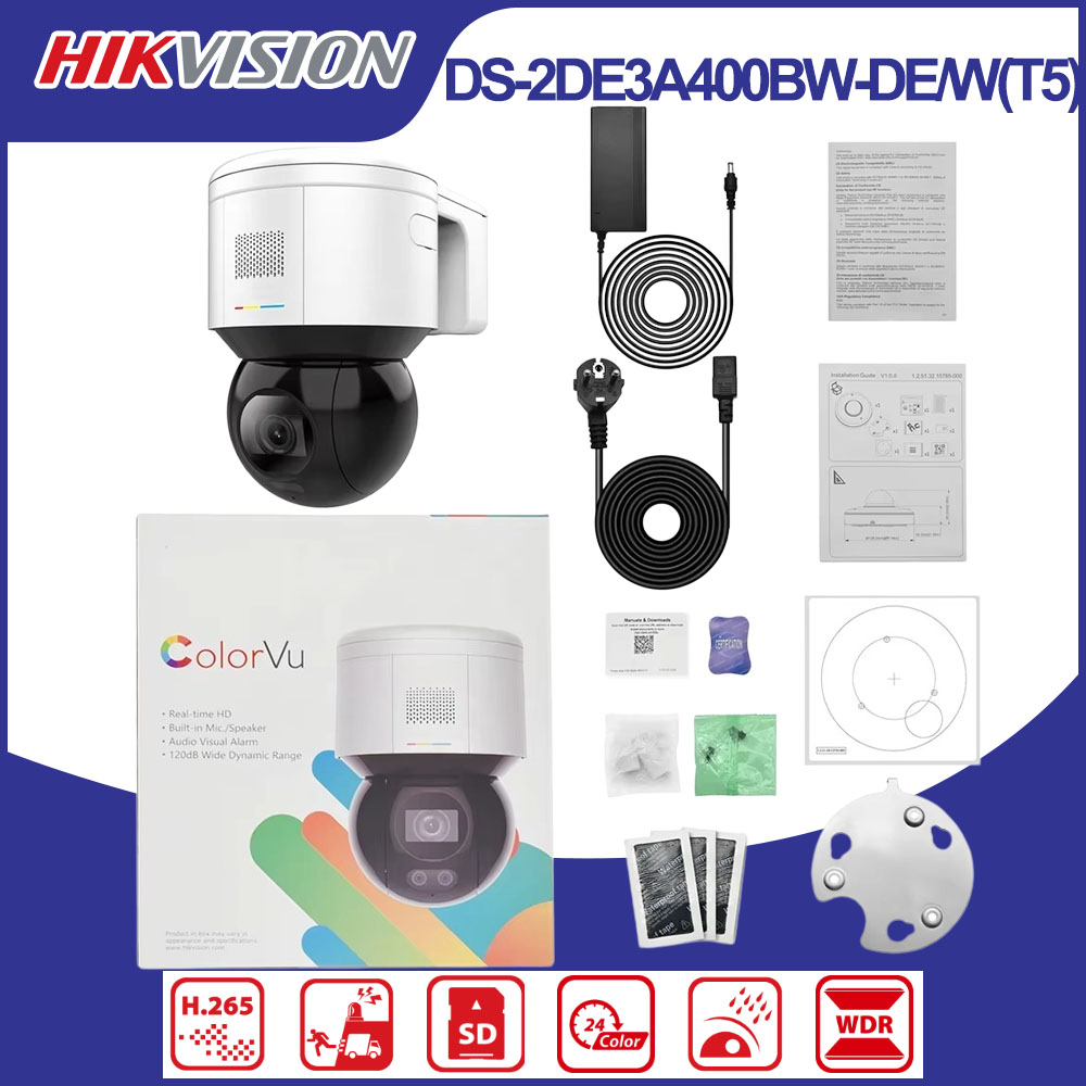 كاميرا Hikvision DS-2DE3A400BW - مراجعة Outdoor Lighting Mains Powered وسعره