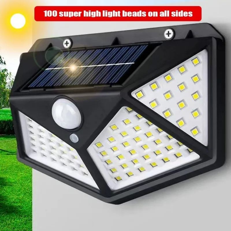 100Led مصباح للطاقة الشمسية مت - مراجعة Outdoor Lighting With Motion Sensor وسعره