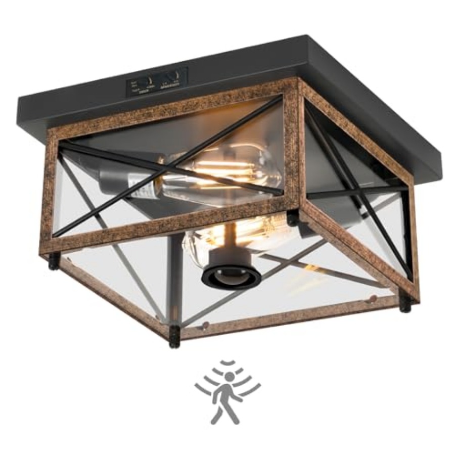 مصباح سقف خارجي مع مستشعر حركة - مراجعة Outdoor Lighting With Motion Sensor وسعره