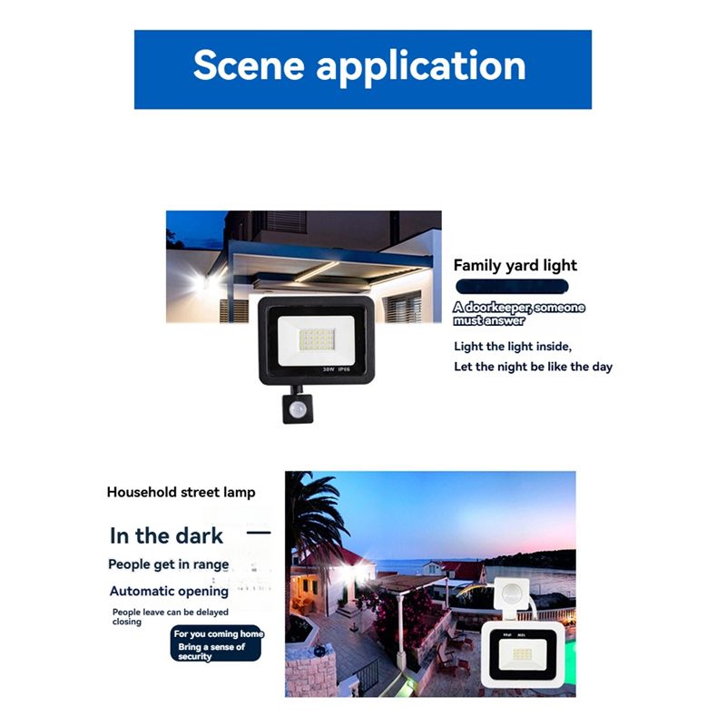 أضواء أمان خارجية ABFN مع مستش - مراجعة Outdoor Lighting With Motion Sensor وسعره