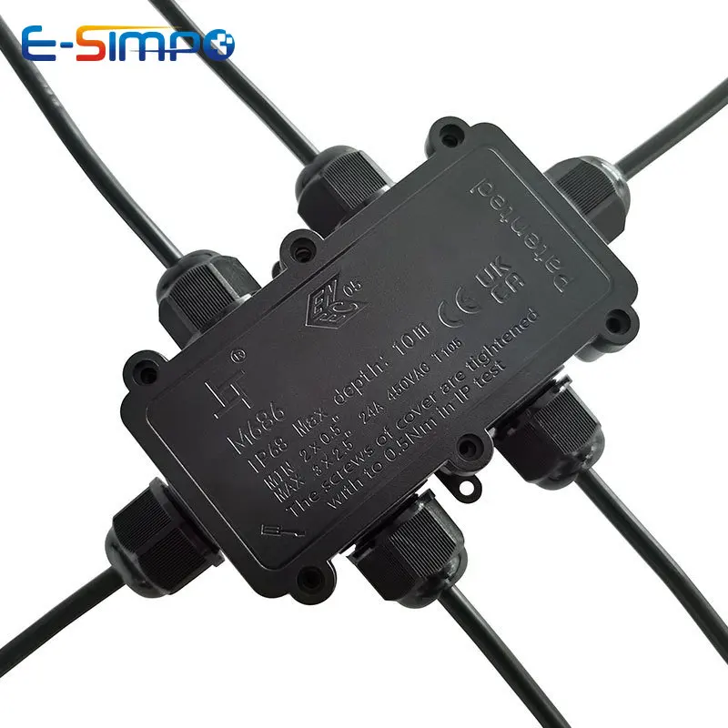 6Way 1IN5Out IP68 تحت الماء سل - مراجعة Outdoor Lighting Junction وسعره
