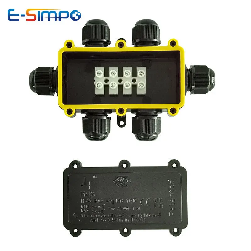 6Way 1IN5Out IP68 تحت الماء سل - مراجعة Outdoor Lighting Junction وسعره