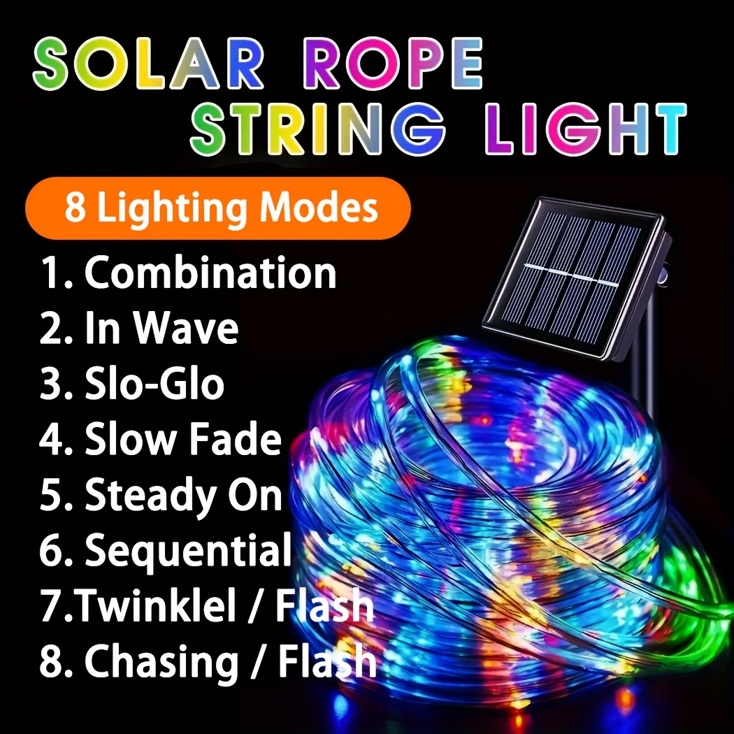 أضواء LED شمسية خارجية مقاومة  - مراجعة Solar Fairy String وسعره