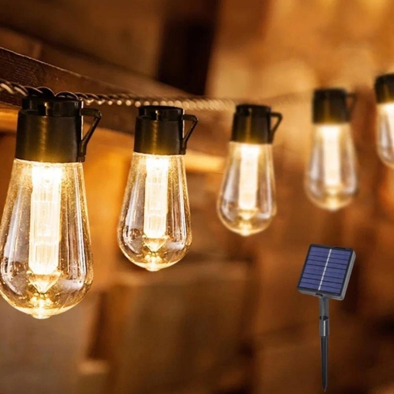 أضواء LED شمسية خارجية على شكل - مراجعة Solar Fairy String وسعره